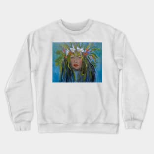 Hawaiian Hula Dancer Crewneck Sweatshirt